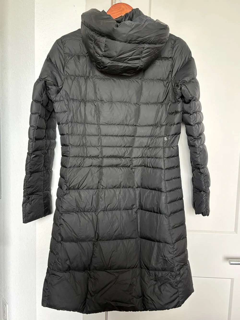 THE NORTH FACE BLACK 550 FILL PARKA JACKET WOMENS SMALL